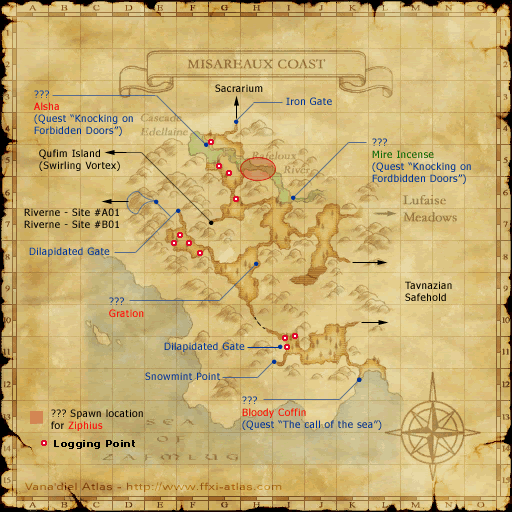 final fantasy xi map