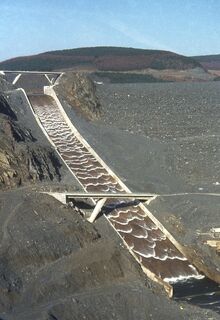 Llyn Brianne spillway