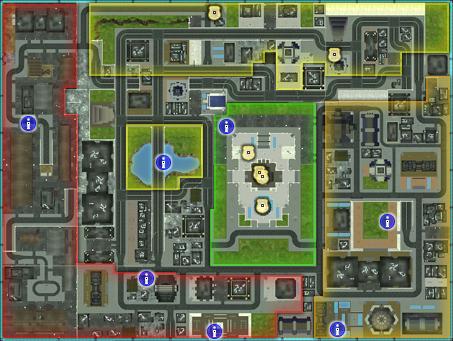 City Of Heroes City Map