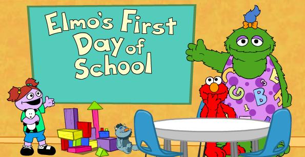 Elmos First Day Of School