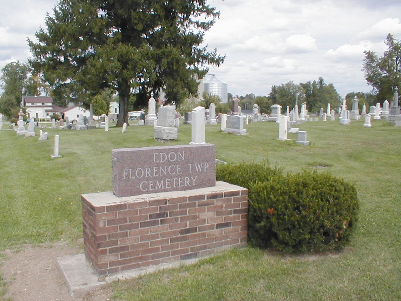 Edon Cemetery, Florence Township, Williams County, Ohio, USA Familypedia