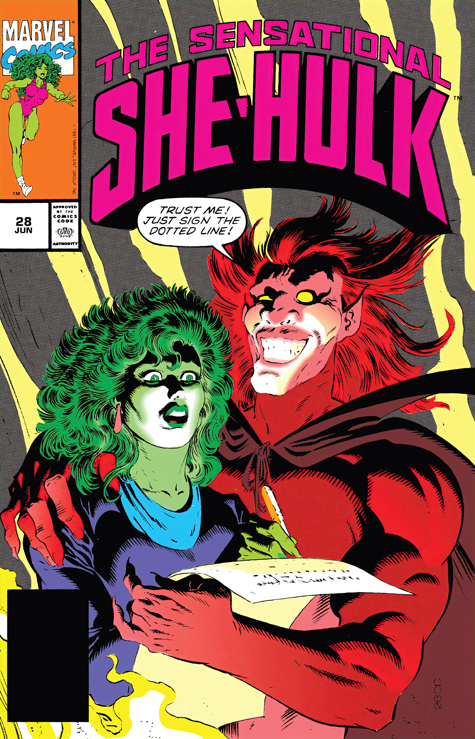 The Sensational She-Hulk #1-53 from Marvel Comics. The Sensational She-Hulk #1-53 from Marvel Comics.