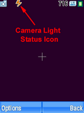 Motorola V3xx Camera Light Status Icon