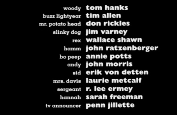 toy story 3 credits