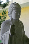 Buddha image - white stone