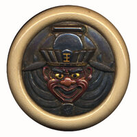 Kagamibuta netsuke front