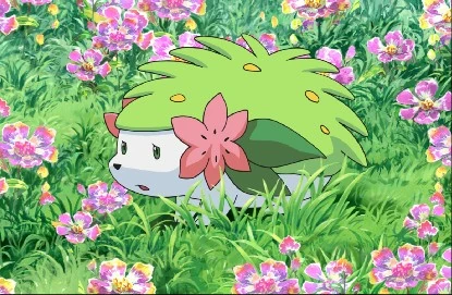 Carta flor pokemon