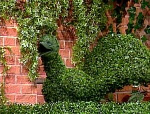 Topiary Peacock