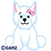 webkinz white dog