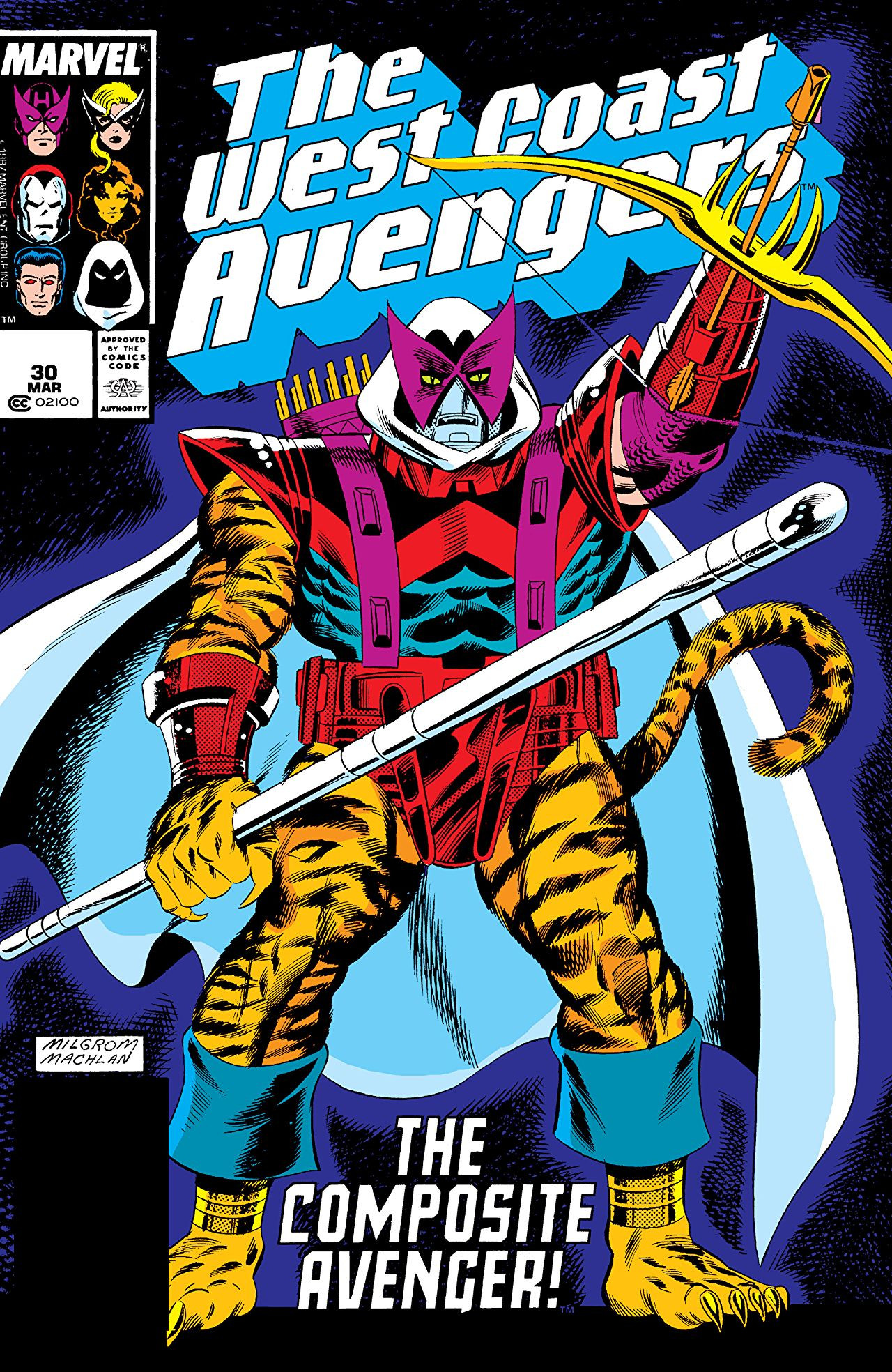 West coast avengers (vol 1) # 53 mint (nm) marvel comics modern age West coast avengers (vol 1) # 53 mint (nm) marvel comics modern age