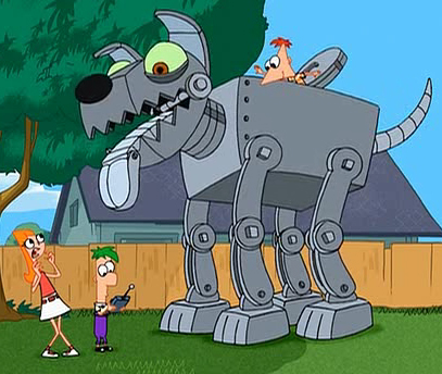 phineas and ferb robot dog