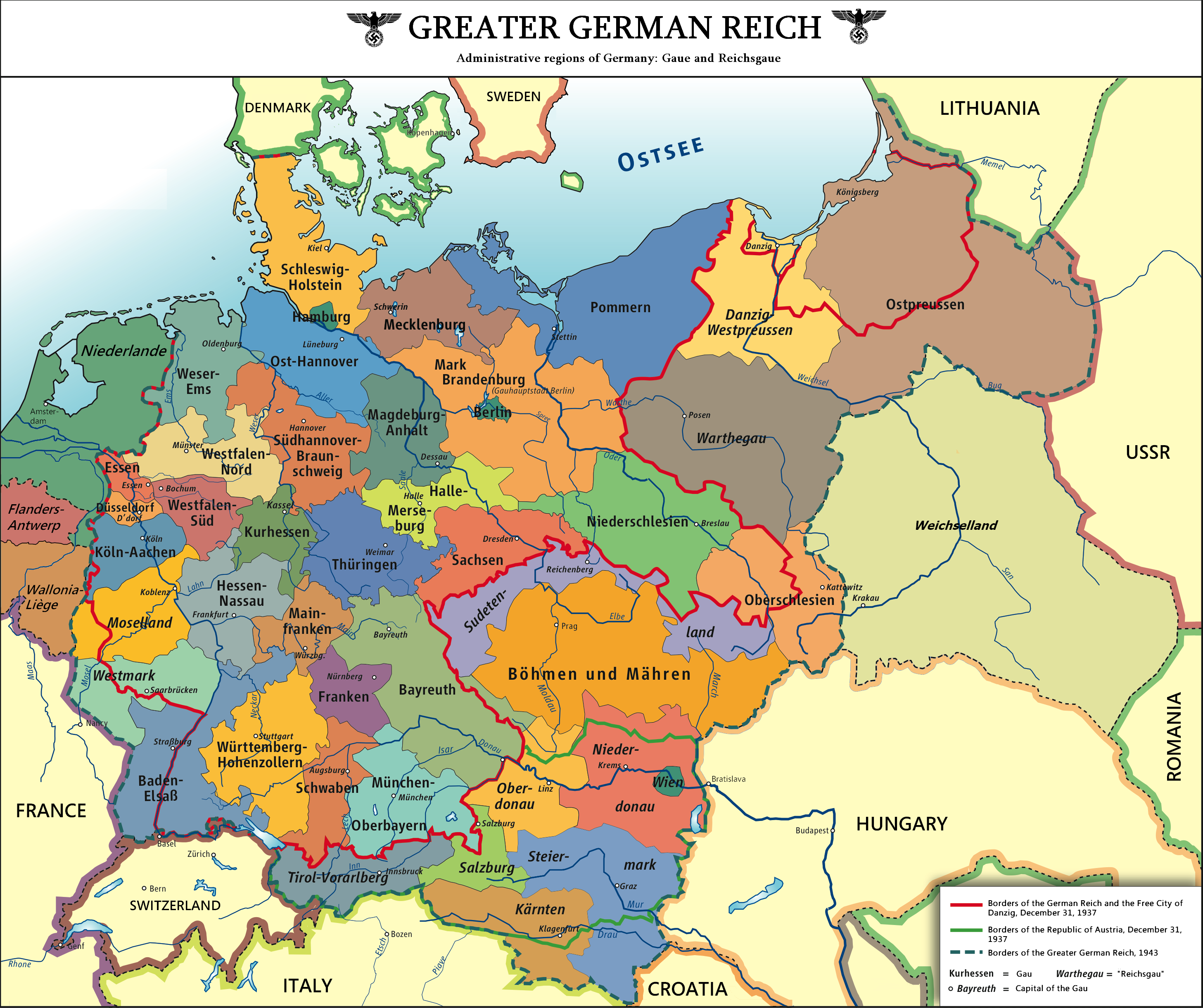 Greater German Reich (Deutschland Siegt) - Alternative History
