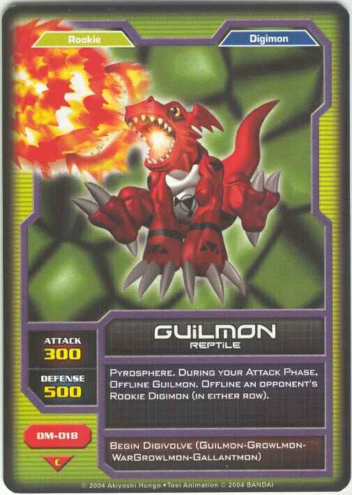 Card:Guilmon - Digimon Wiki: Go on an adventure to tame the frontier