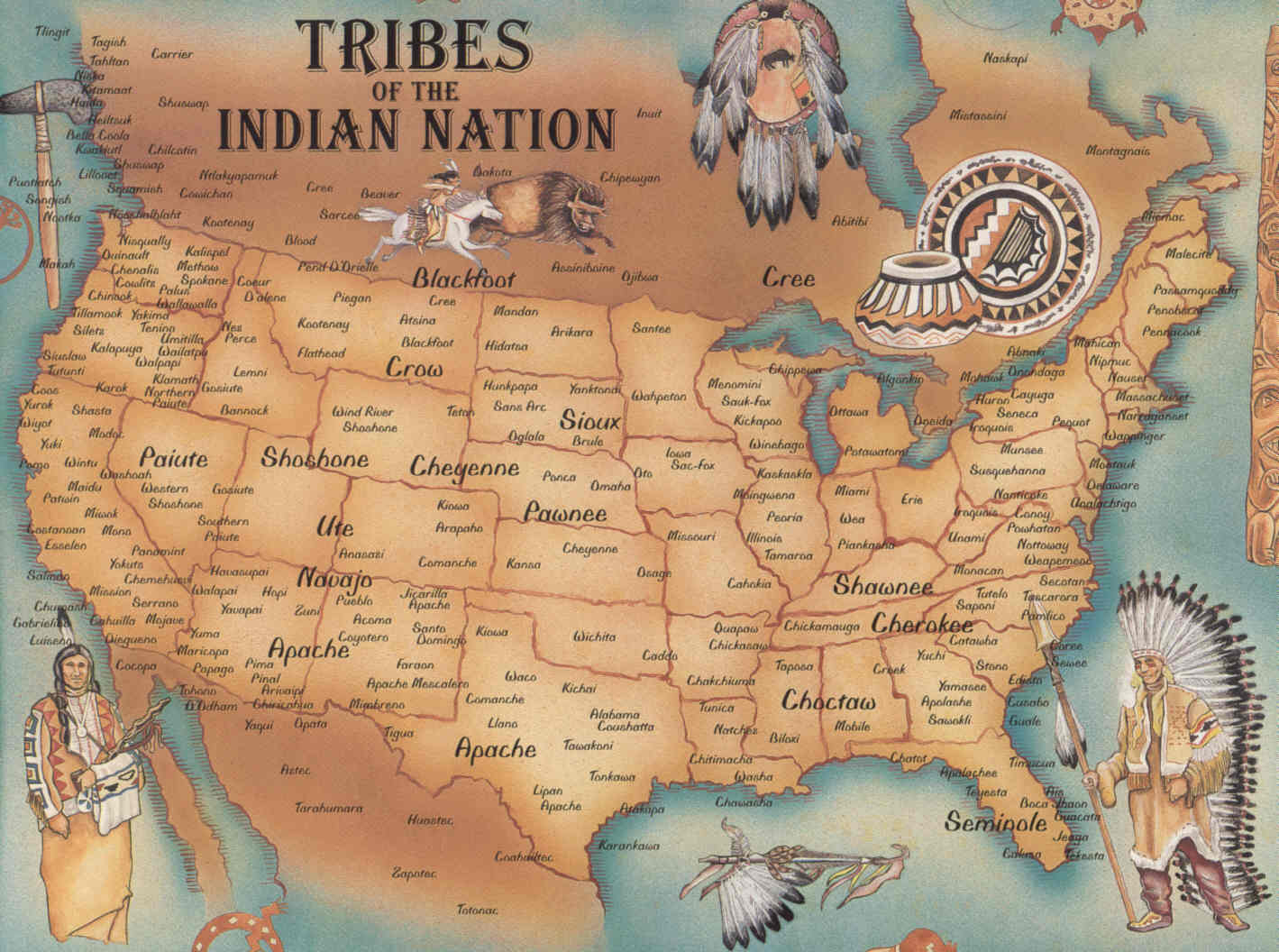 List and maps of Native American tribes - Oral Tradition Wiki