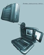 Portable communication station