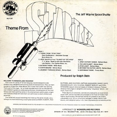 Jeff Wayne Space Shuttle Apes Shuffle Theme From Star Trek Jeff Wayne Space Shuttle Apes Shuffle Theme From Star Trek