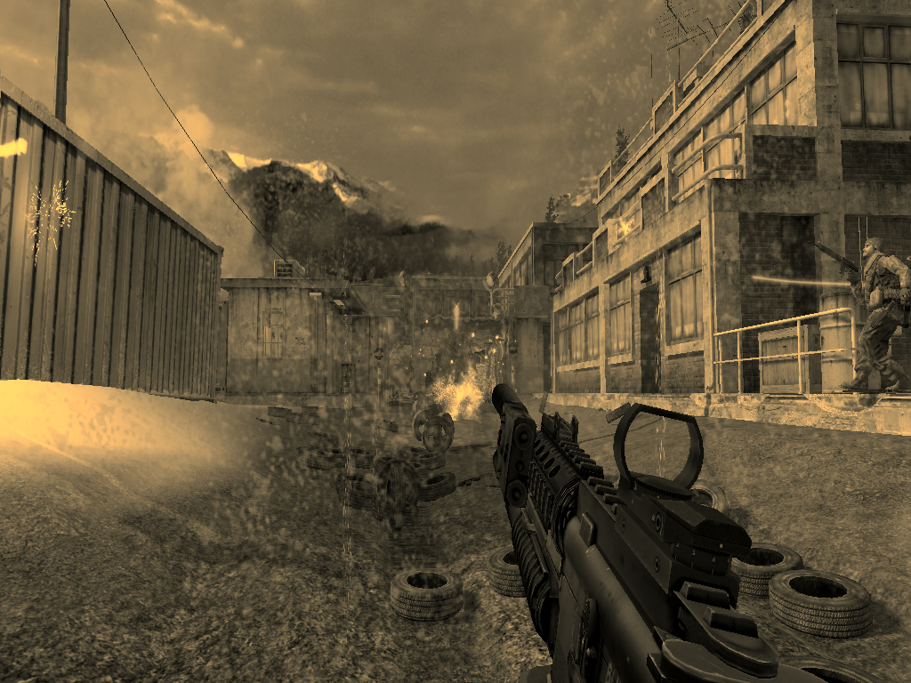 Ragtime Warfare, A Bad Year and Infinite Ammo activated on All In on Call of Duty 4: Modern Warfare.