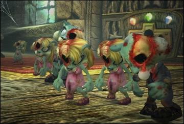 A group of Zombies as they appear in Conker: Live and Reloaded.