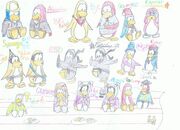 Friends drawing