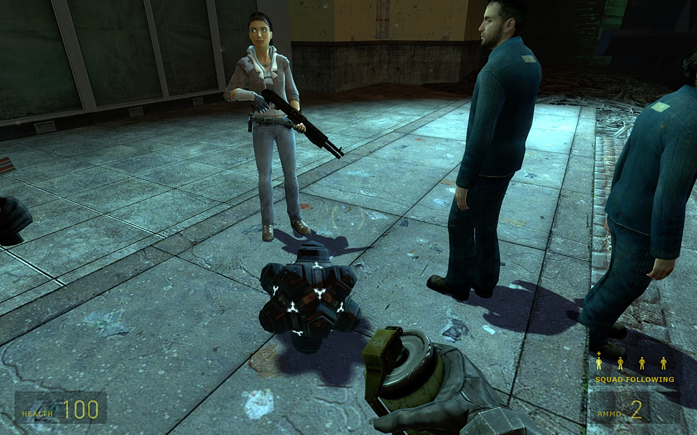 View of Vortex Hopwire being held by the player and thrown on the ground.