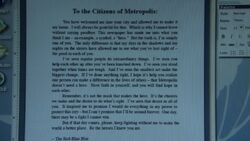 Clarks letter