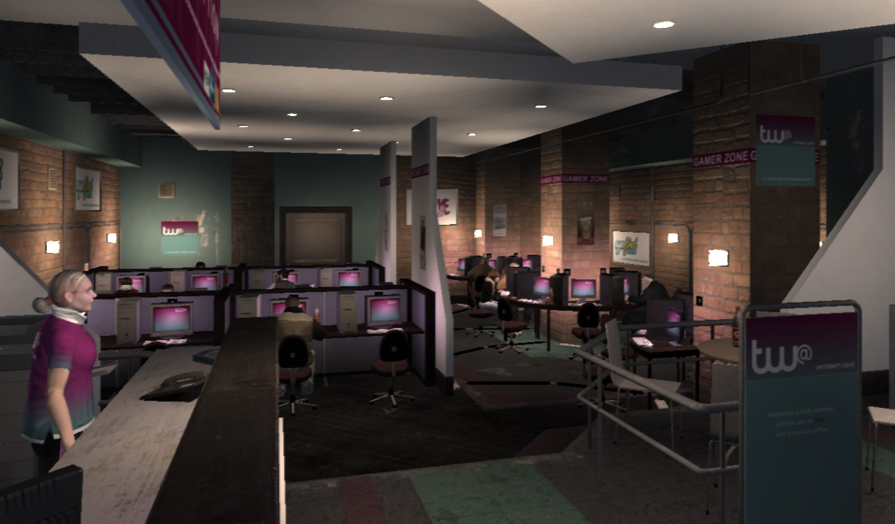 gta iv internet cafe