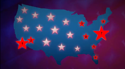 Mapa E.E.U.U. GTA