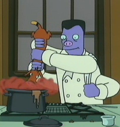 Elzar from Futurama with Spice Weasel