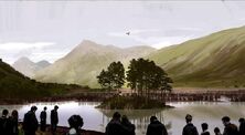 Albus Dumbledore's Funeral - 2nd Concept Artwork