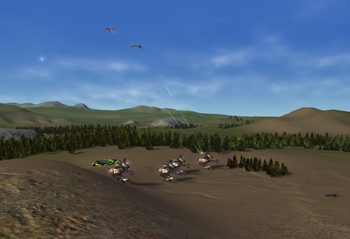 Specters Attacking