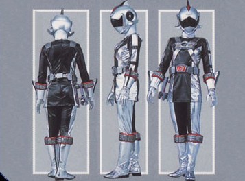 power rangers rpm gold and silver ranger