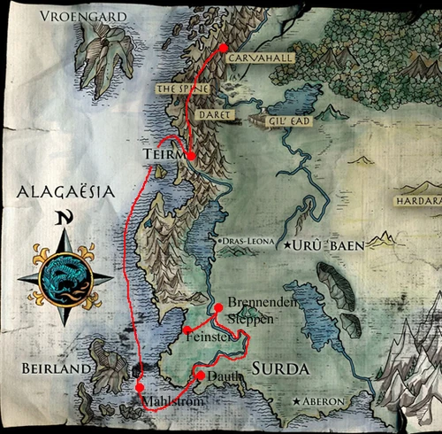 Bild - Karte-Flucht.jpg – Eragon Wiki - Das Wiki zu Eragon und den