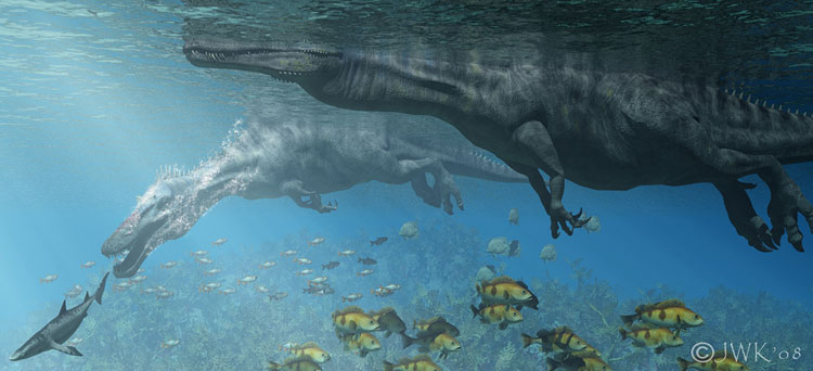 spinosaurus aquatic