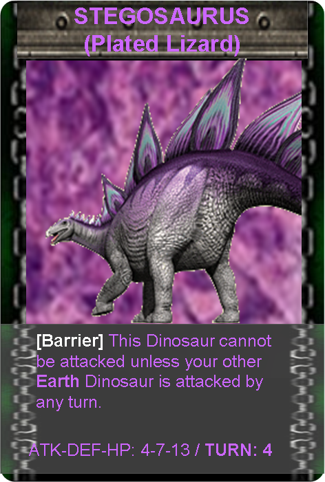 dinosaur king stegosaurus