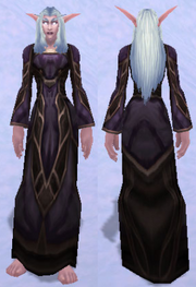 Arcane Flame Altar-Garb, Snow Background, NE Female