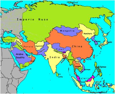Mapa Asia (GIA)