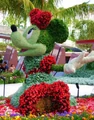 Disney characters made of flowers14