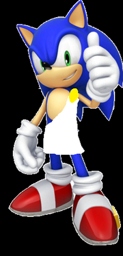 Sonic in toga