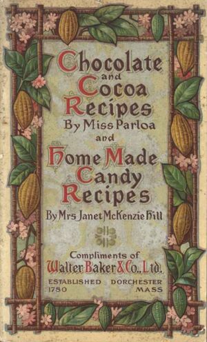 Chocolate and Cocoa Recipes By Miss Parloa