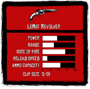 LeMat revolver Stats