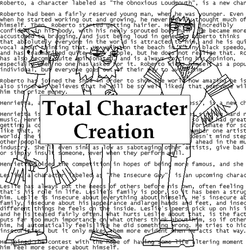 Total Drama Character Creator Game