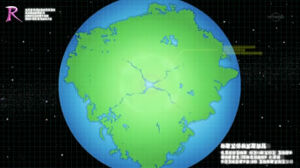 EP669 Mapa topográfico prehistórico del mundo Pokémon