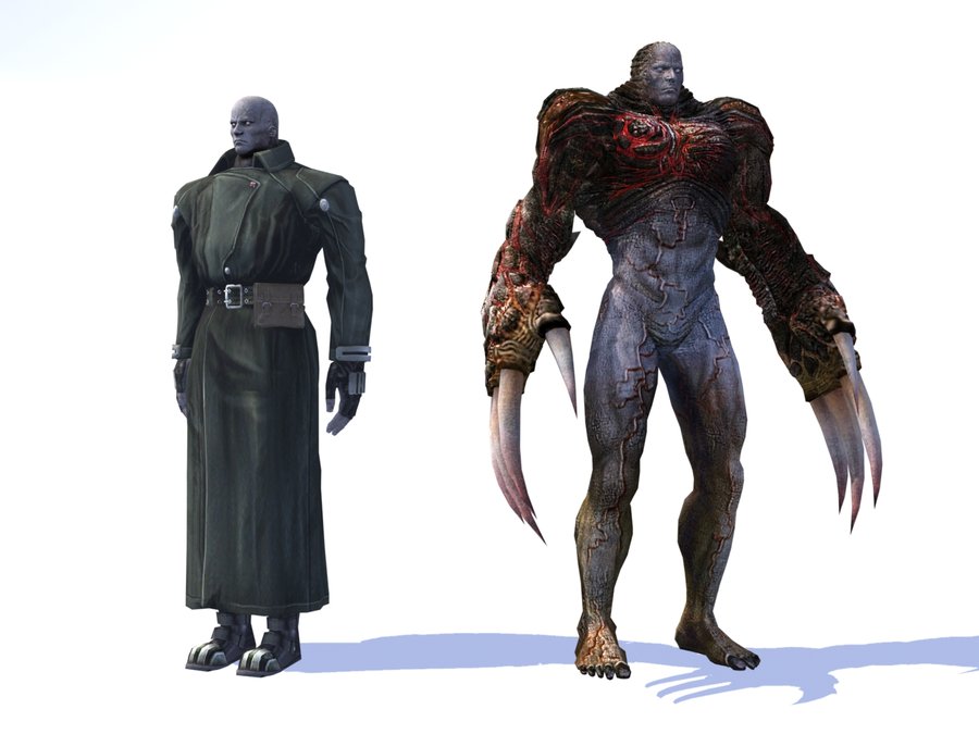 Tyrant T-103 (Mr. X) art concept RE2  Resident evil, Resident evil  monsters, Resident evil game