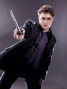 DH1 Harry Potter in his wedding dress 01