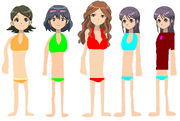 Girls swimsuit