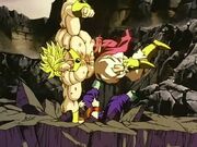 Broly Luchando Contra Gohan
