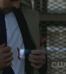 Castiel wounded