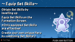 Equip set skillz