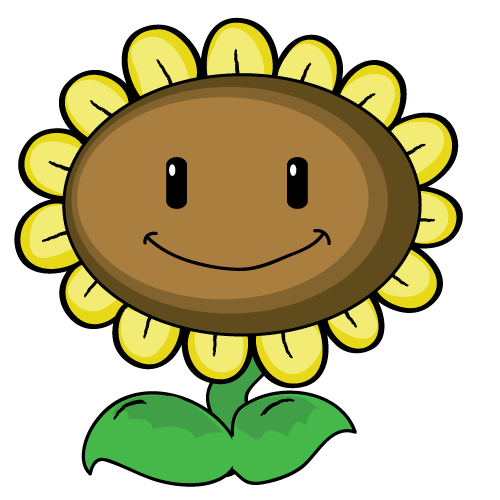 plants vs zombies sunflower face