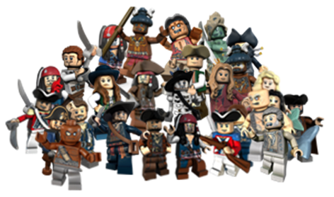 lego pirates of the caribbean game characters